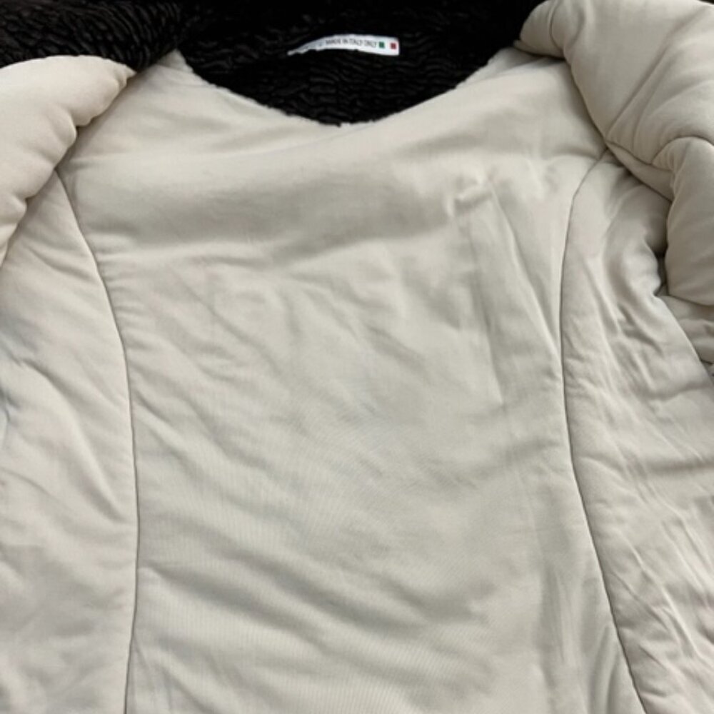 Animo Italy Equestrian Women's Brown Padded Jacket Coat Size IT-46 / 10-12 US - Picture 5 of 10